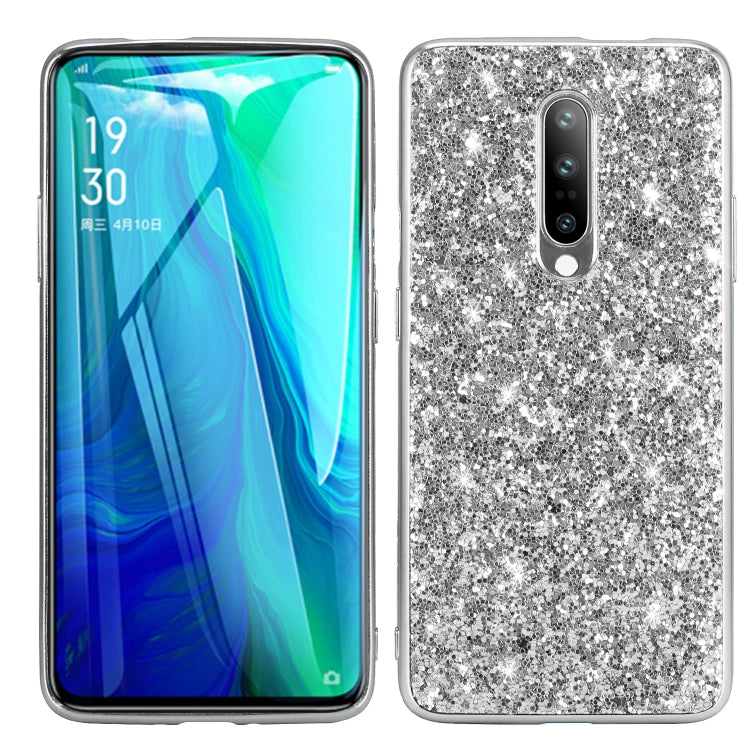 Glitter Powder Shockproof TPU Protective Case, For OnePlus 8 Pro, For OnePlus 8