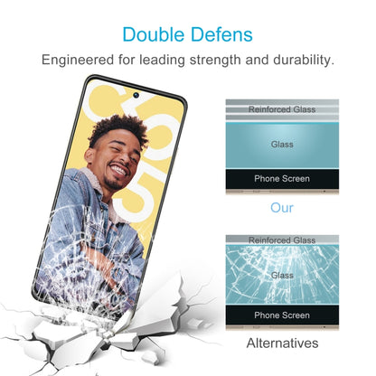 Tempered glass screen protector with reinforced strength and impact damage view