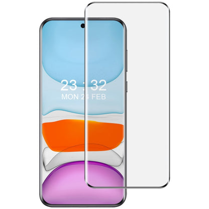 Curved tempered glass screen protector for smartphone, clear with rounded edges