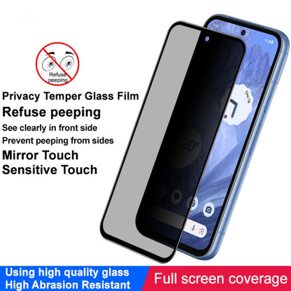 Privacy tempered glass film with mirror-touch effect, covers smartphone front