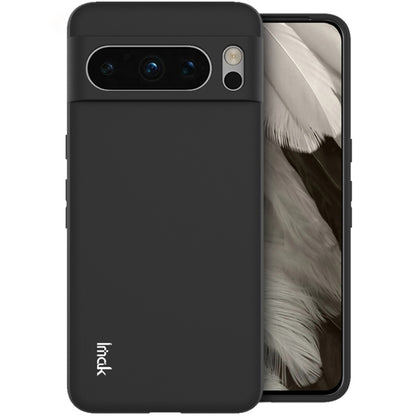 Black frosted TPU phone case on device with camera cutouts and logo