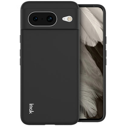 Black frosted TPU phone case with dual camera cutout and fingerprint opening