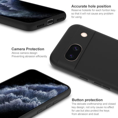 Black frosted TPU phone case with camera protection and button openings