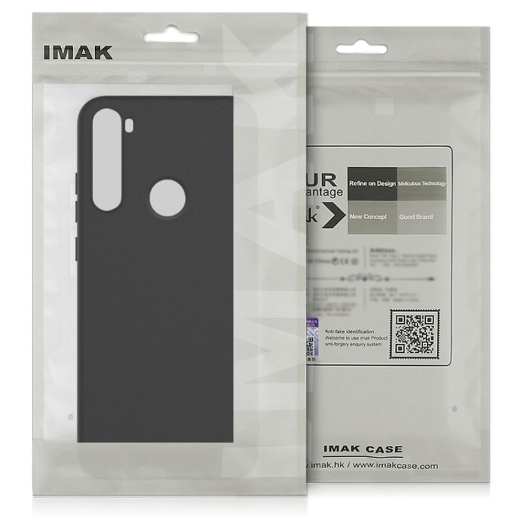 IMAK phone case retail package with black frosted TPU case