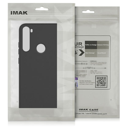 IMAK phone case retail package with black frosted TPU case