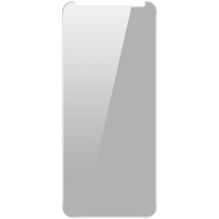 Tempered glass screen protector film with phone cutout shape