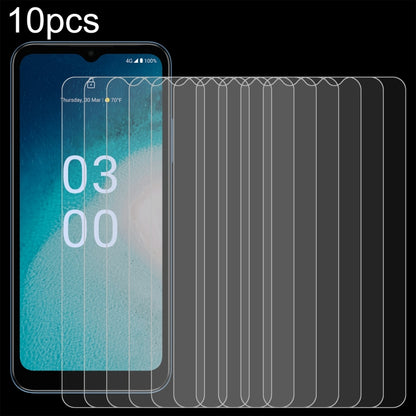 10-pack tempered glass screen protectors fitted on a phone screen
