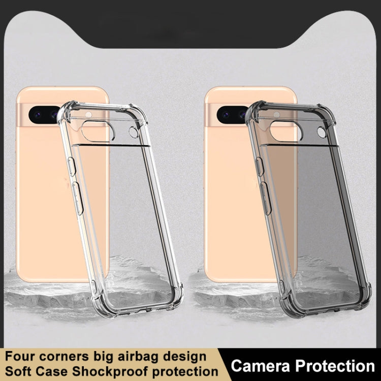 Transparent and transparent-black TPU phone cases, airbag corner protection