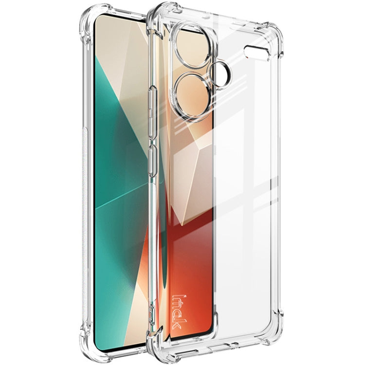 Shockproof TPU airbag phone case, fully clear with raised camera protection