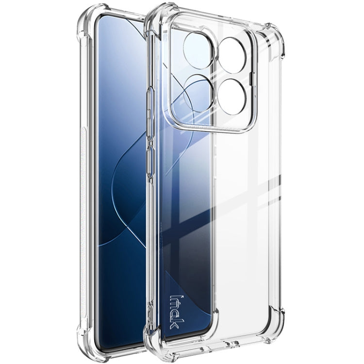 Shockproof TPU airbag phone case, fully transparent with raised camera protection