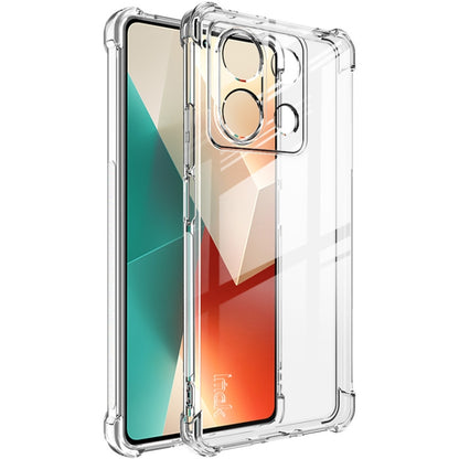Shockproof TPU airbag phone case, clear protective shell with raised camera area