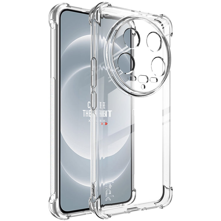 Shockproof TPU phone case, clear transparent with raised camera guard and protective bumper frame