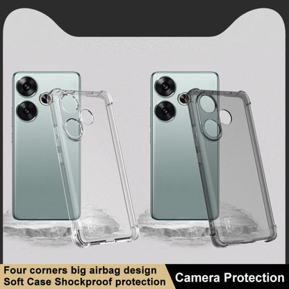 Clear TPU phone case with shock-absorbing bumper corners over rear cameras