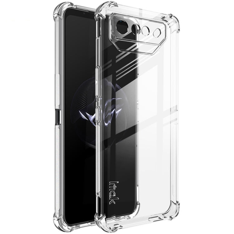 Transparent shockproof TPU phone case with airbag corner protection and camera cutout
