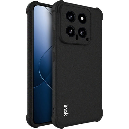 Matte black shockproof TPU phone case with camera cutouts and raised edge protection