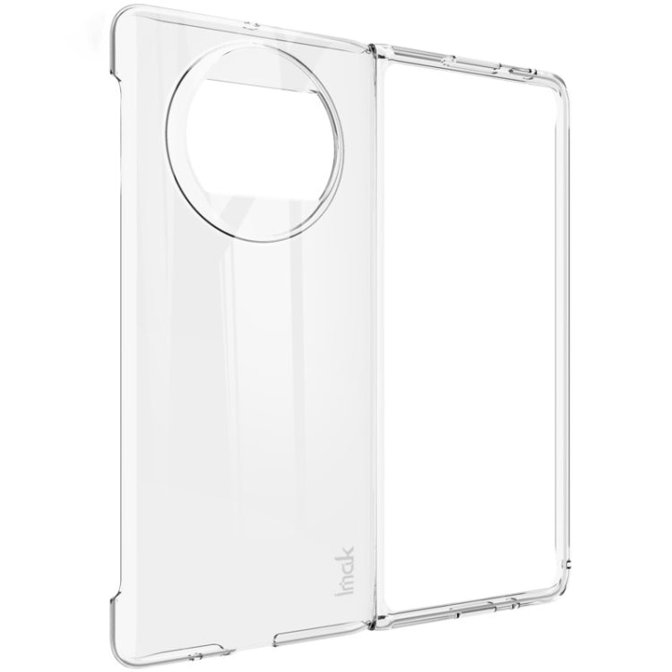 Clear two-piece case with slim frame and corner guards