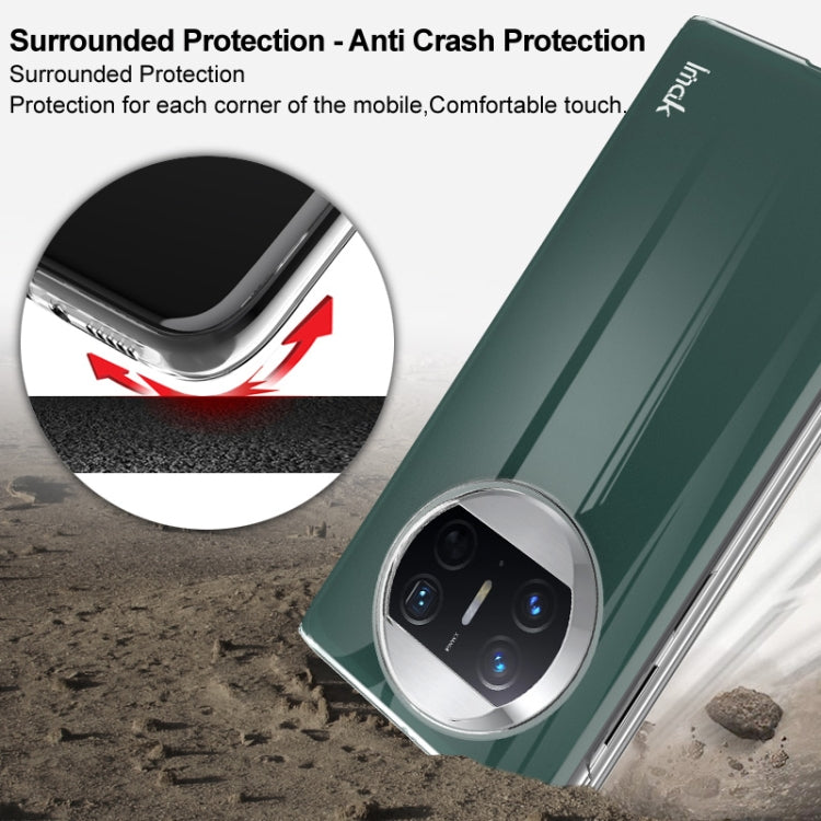 Transparent hard phone case with corner protection and camera cutout