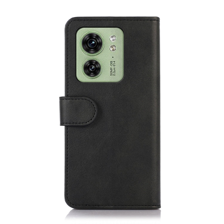 Cow Texture Leather Phone Case, For Motorola Moto Edge 40