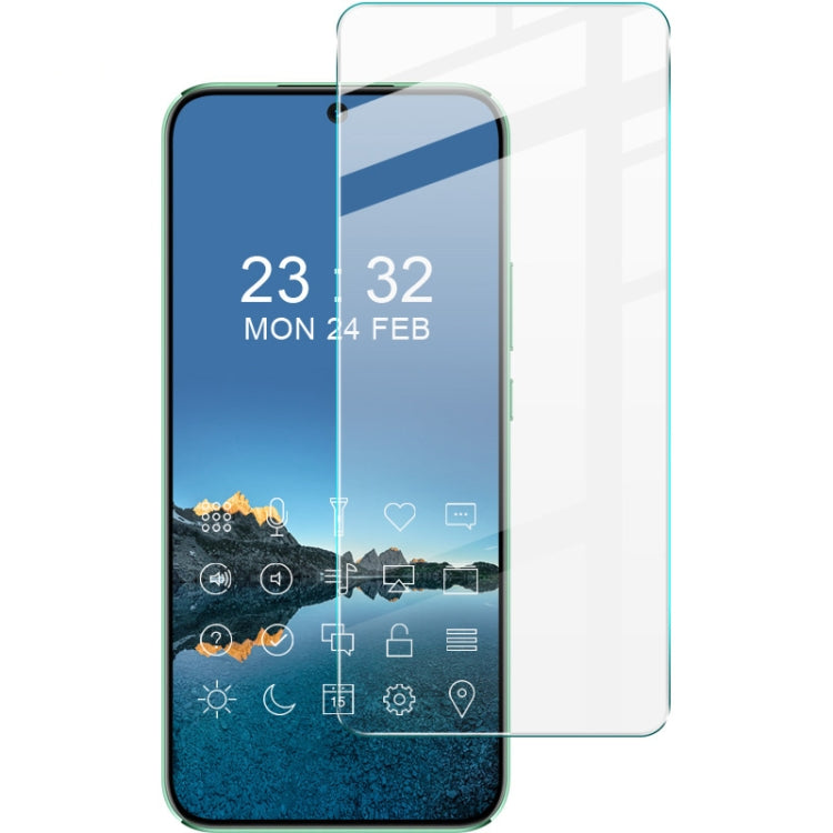 IMAK H Series tempered glass screen protector on Huawei nova 11, clear protective film