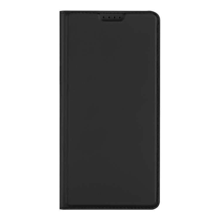 Black flip phone case with smooth front cover