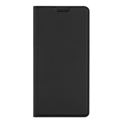 Black flip phone case with smooth front cover