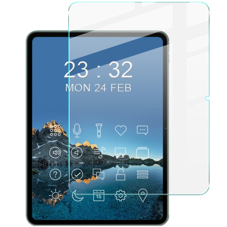 Tempered glass screen protector film for tablet, clear cover with rounded edges