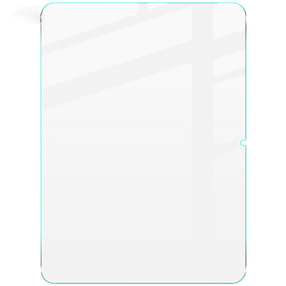 Tempered glass screen protector film, clear rectangle with rounded corners