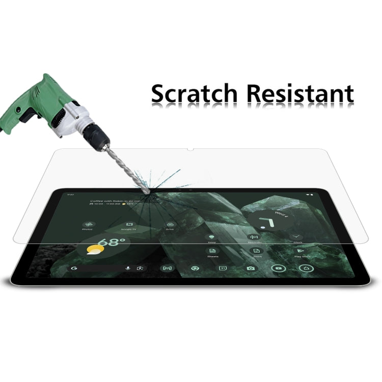 Scratch-resistant tempered glass screen protector with impact and splash test