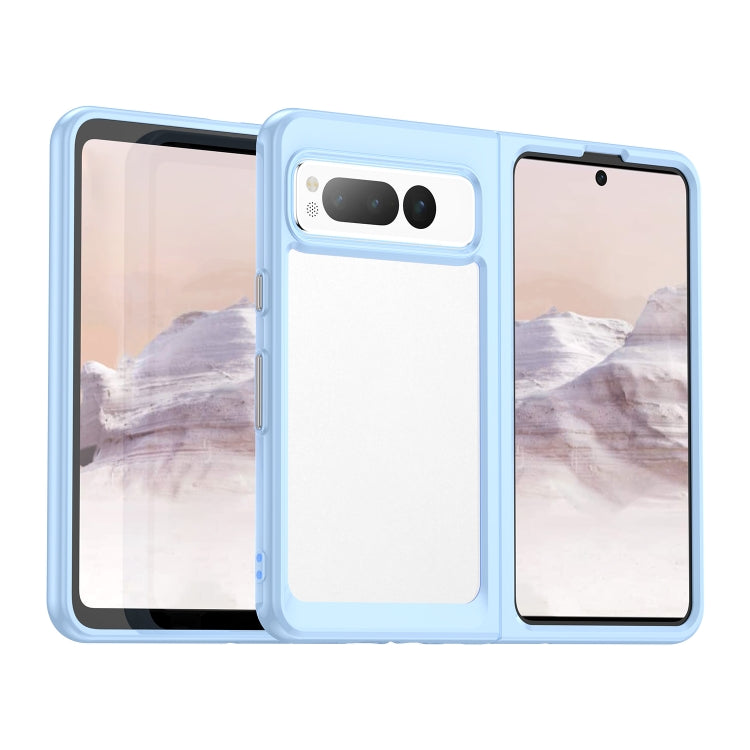 Colorful Series Acrylic + TPU Phone Case, For Google Pixel Fold, For Google Pixel 6A