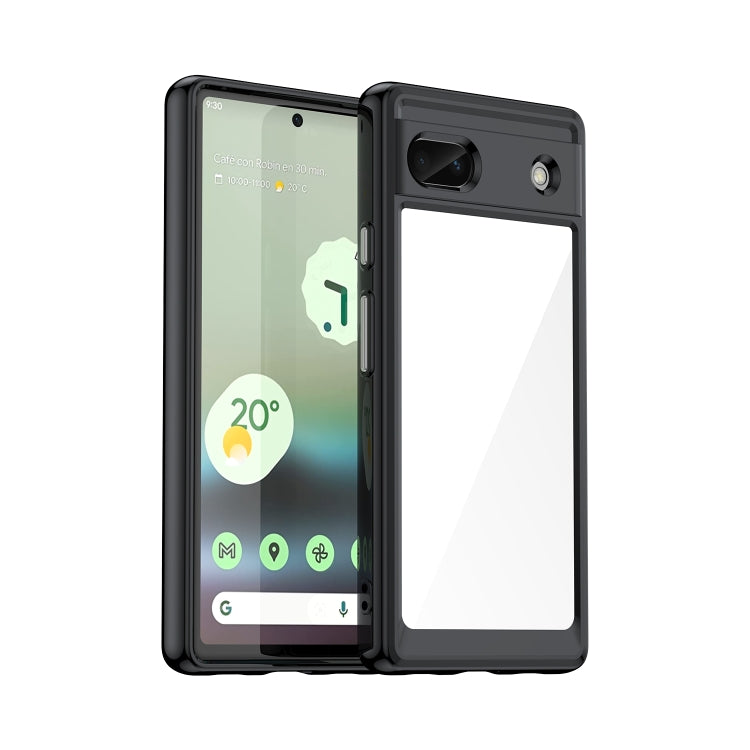 Colorful Series Acrylic + TPU Phone Case, For Google Pixel Fold, For Google Pixel 6A
