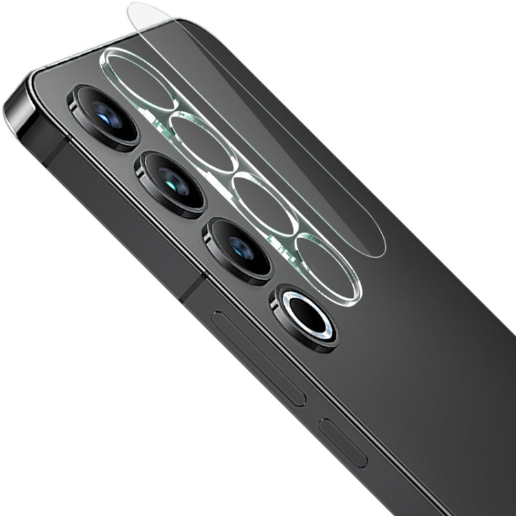 Rear camera lens protection film on black phone back, clear glass covers for cameras