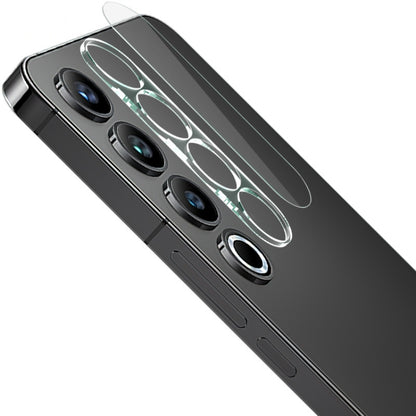 Rear camera lens protection film on black phone back, clear glass covers for cameras