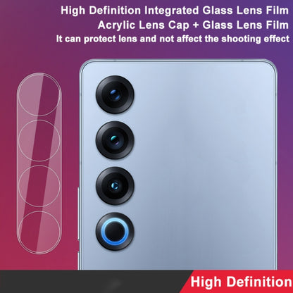 Integrated lens glass film on phone back, transparent cover over rear camera lenses