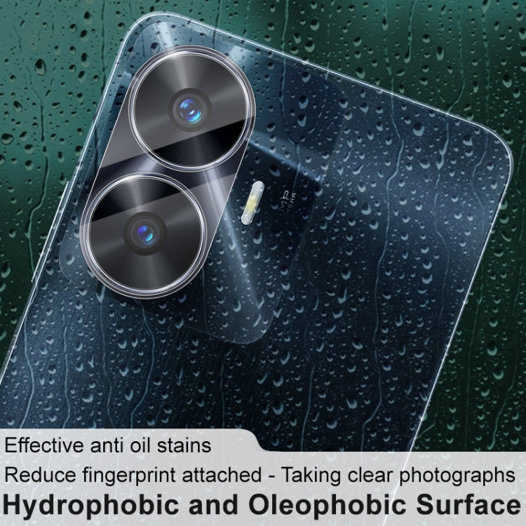Hydrophobic anti-fingerprint rear camera lens glass film for phone camera module