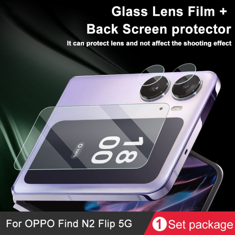 Tempered glass lens film and clear back screen protector with dual rear cameras on phone