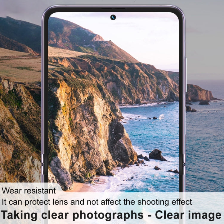 Rear screen protector and camera lens glass film for vivo X Flip, clear view