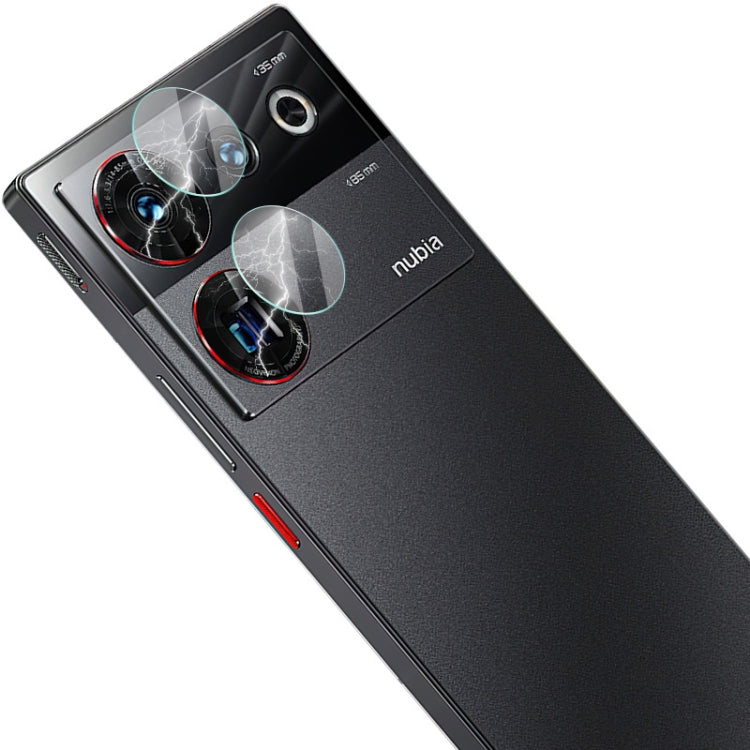 Rear camera lens glass film set with multiple clear lens protectors for a nubia phone
