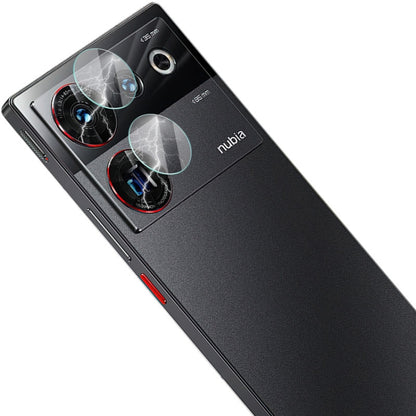 Rear camera lens glass film set with multiple clear lens protectors for a nubia phone