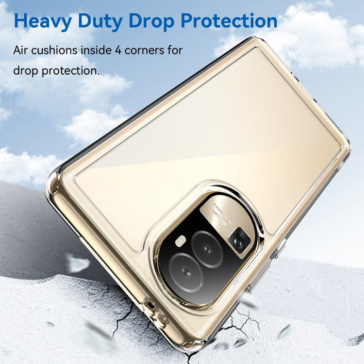 Clear TPU phone case with raised camera ring and shock-absorbing corners