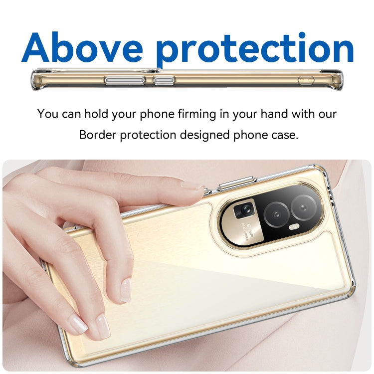 Transparent slim TPU phone case with protective border and camera cutout