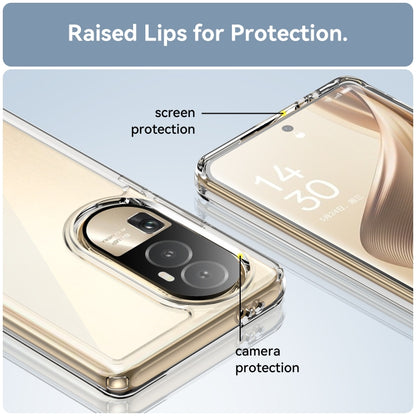 Clear TPU phone case with raised lips for screen and camera protection