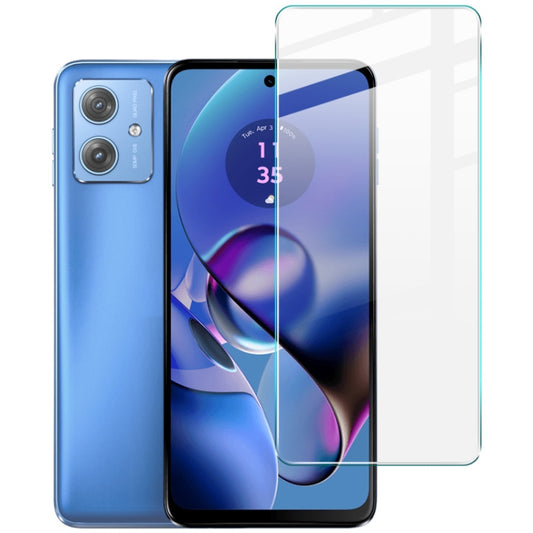 Tempered glass screen protector film for a smartphone with a blue back panel