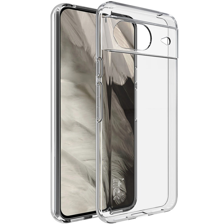 Transparent TPU phone case with camera cutout and shockproof bumper corners