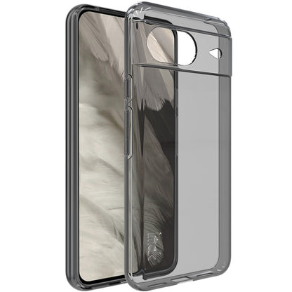 Clear TPU phone case with camera opening and reinforced bumper edges