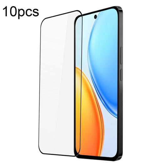 Smartphone tempered glass screen protector film, two covers shown