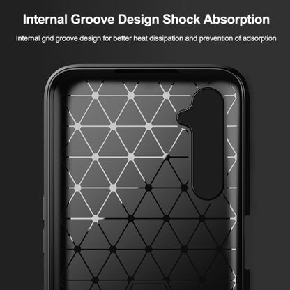 Phone case interior shock-absorption grid pattern with protective corner channel