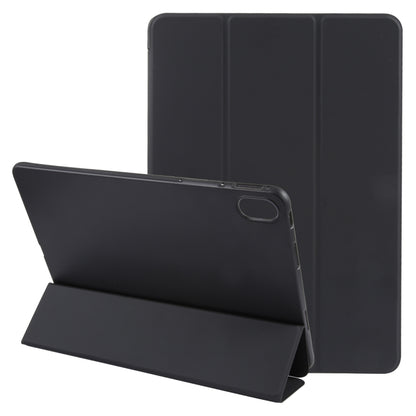 3-fold flip tablet case, dark black, with stand and camera cutout