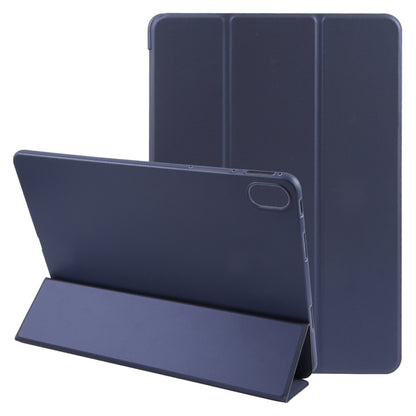 3-fold flip tablet case, dark blue, with stand and camera cutout