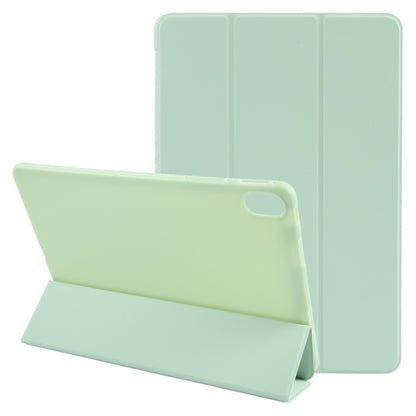 Shockproof 3-fold flip tablet case, mint green, with camera cutout and stand