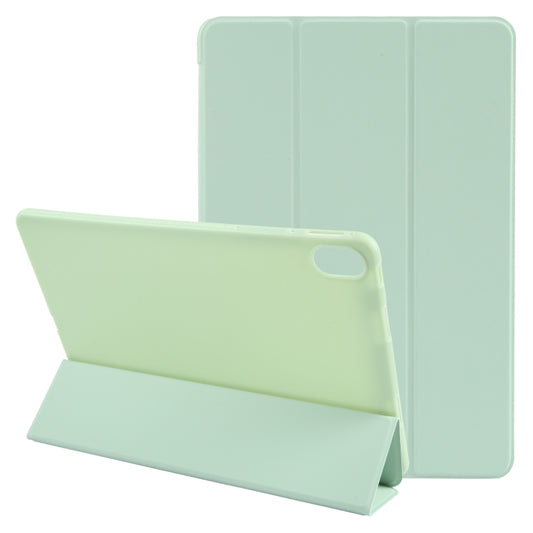 Shockproof 3-fold flip tablet case, mint green, with camera cutout and stand